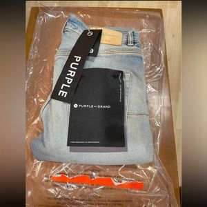The denims are all blue with no rips